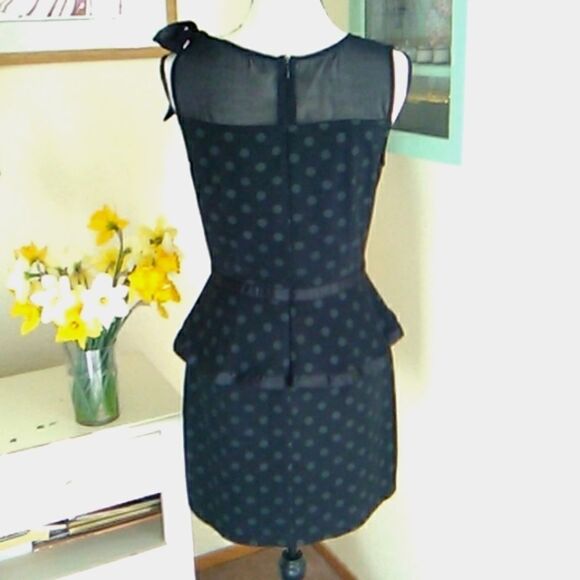 Eric Daman for Charlotte Russe Polka Dot Little Black Dress - Picture 6 of 10